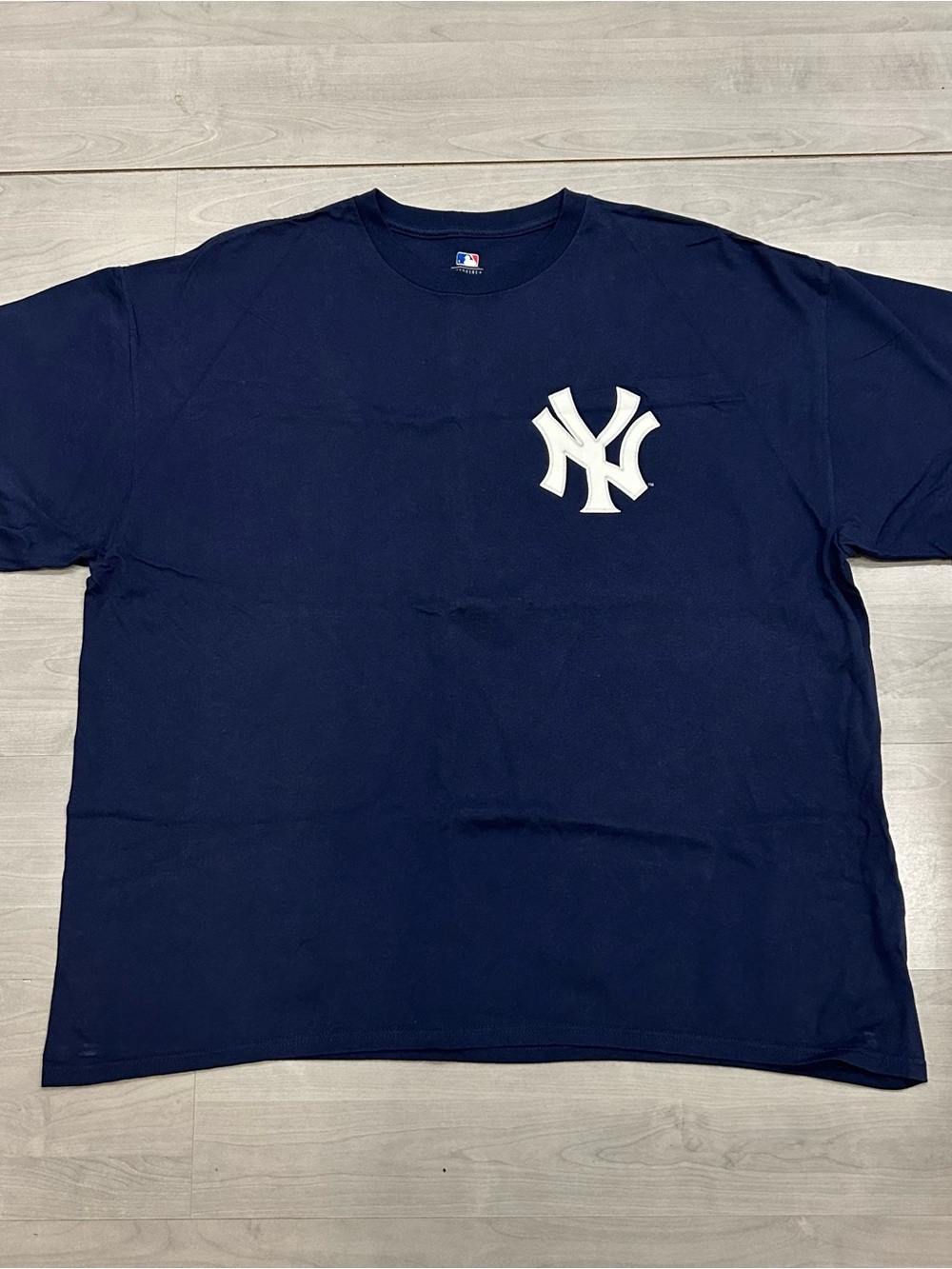 MLB New York Yankees Dad #1 Graphic T Shirt Mens 3XL Navy Blue Baseball Tee